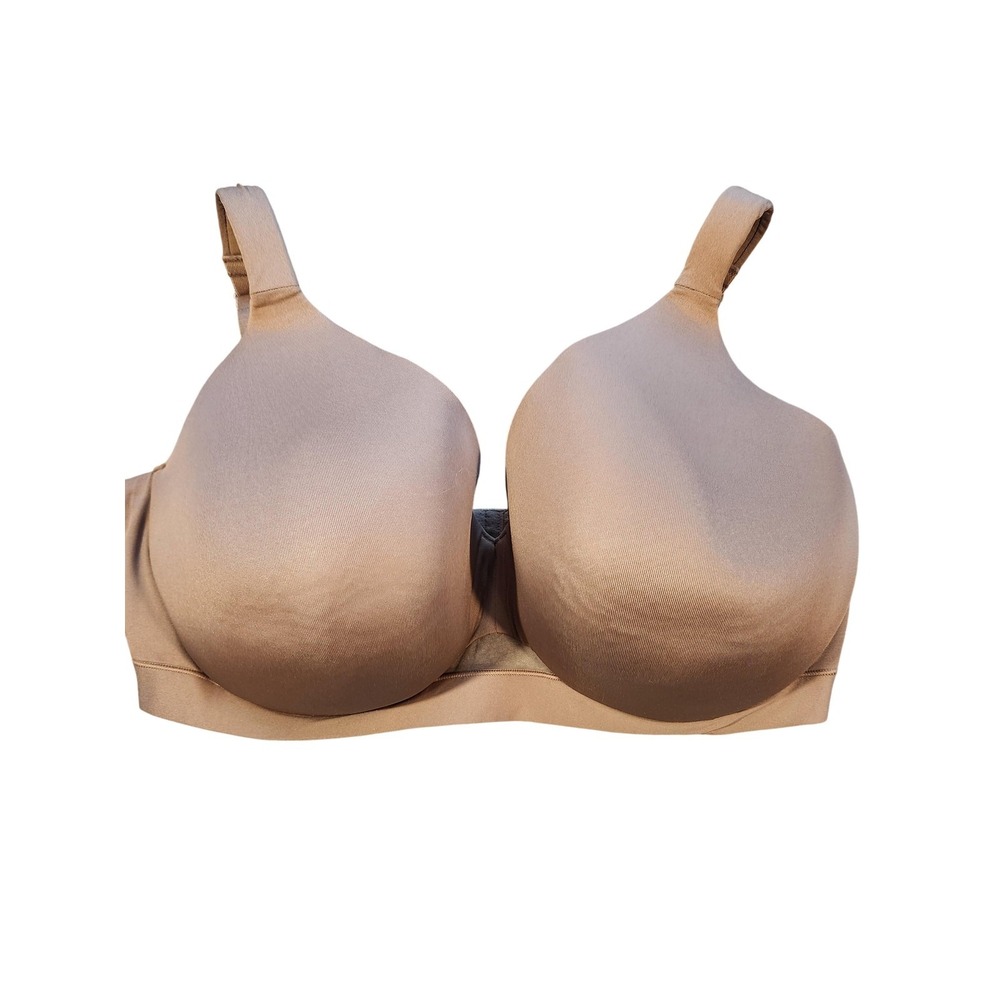 Cacique Bra Womens 44G Beige Lightly Lined Full Coverage T Shirt Underwire